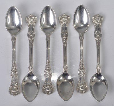 Lot 133 - A set of six Tiffany & Co sterling silver...