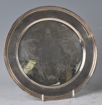 Lot 118 - A 1970s silver circular commemorative...