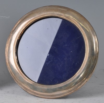 Lot 119 - An early 20th century silver clad circular...