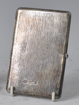 Lot 123 - An early 20th century pocket cigarette case by...