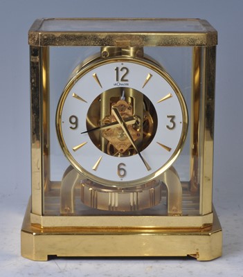 Lot 165 - A Jaeger LeCoultre Atmos clock, housed in a...