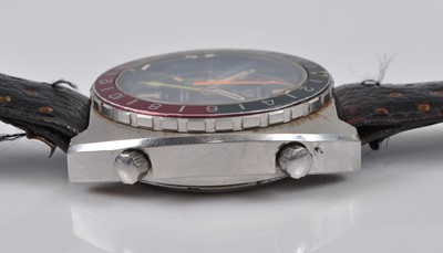Lot 1163 - A gent's stainless steel Heuer Autavia GMT...