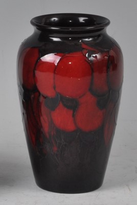 Lot 42 - A Moorcroft flambé Wisteria pottery vase,...