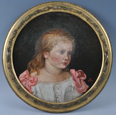 Lot 1304 - Dorothy Tennant (1855-1926) - Bust portrait of...