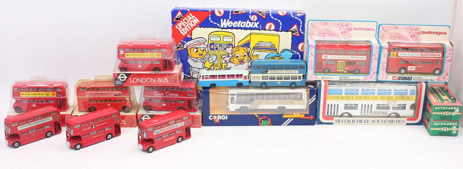 Lot 1000 - One box of buses by various makers, to include...