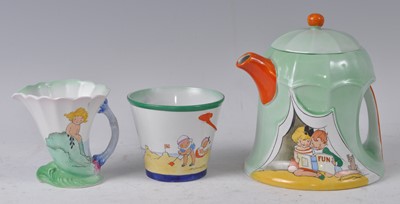 Lot 59 - Hilda Cowham for Shelley Pottery - a 1930s...