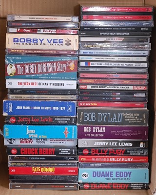 Lot 863 - A collection of Rock 'N Roll / Folk CD's some...