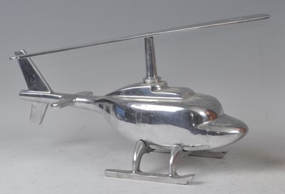 Lot 169 - A contemporary polished aluminium model of a...