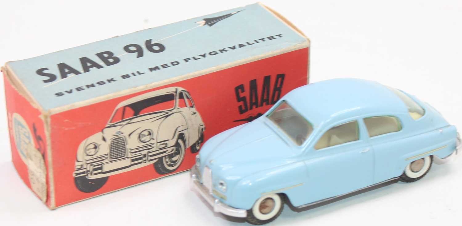 Lot 1803 - Tekno No.827 Saab 96 pale blue, cream