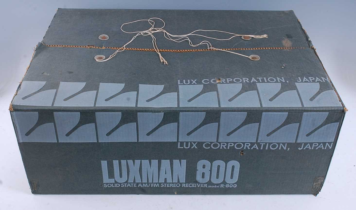 Lot 548 - A Lux Corporation Luxman 800 solid state AM/FM...