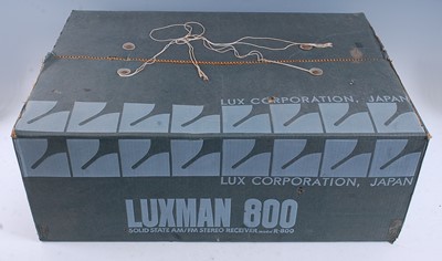 Lot 548 - A Lux Corporation Luxman 800 solid state AM/FM...
