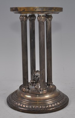 Lot 1075 - A German 800 standard silver table centrepiece,...