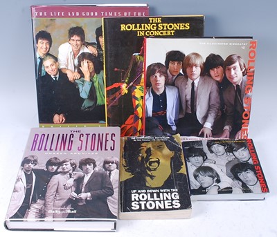 Lot 664 - The Rolling Stones, a collection of books to...