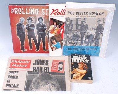 Lot 664 - The Rolling Stones, a collection of books to...
