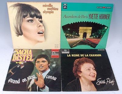 Lot 829 - A collection of eighteen LP's being French...