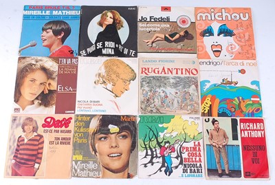 Lot 829 - A collection of eighteen LP's being French...