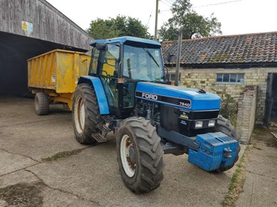 Lot 170 - Ford 7840 4WD Tractor Owned Since New with...
