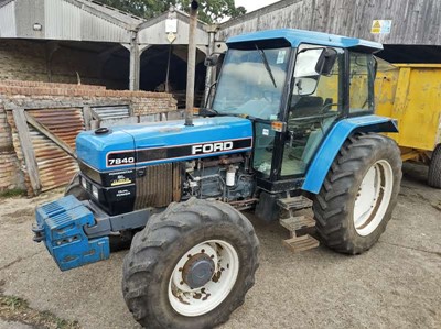 Lot 170 - Ford 7840 4WD Tractor Owned Since New with...
