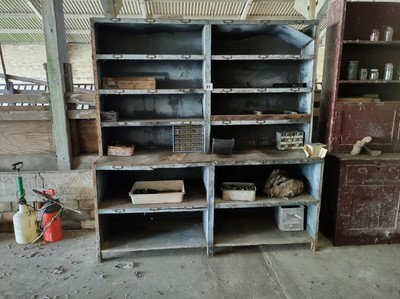 Lot 91 - Cabinet and Contents