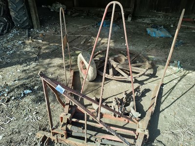 Lot 118a - Perry Loader with Plough Wheel and Lug Wheel