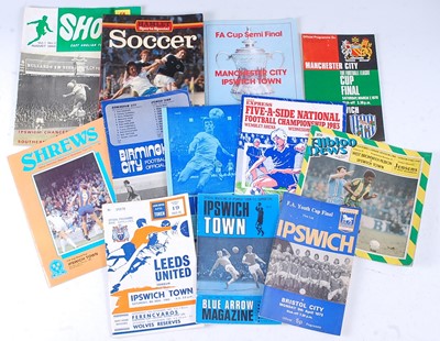 Lot 715 - A large collection of football match day...
