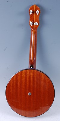 Lot 531 - A Musima ukulele banjo, having a maple back...