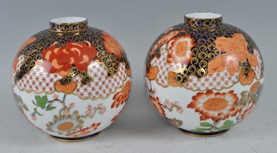 Lot 1027 - A pair of Victorian Royal Crown Derby...