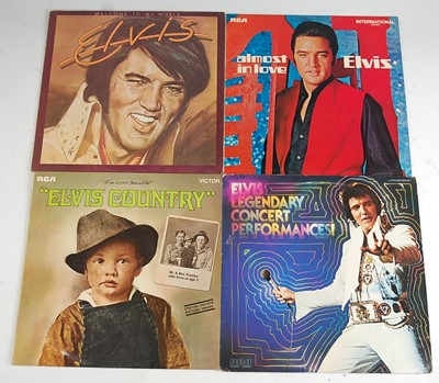 Lot 820 - A collection of forty seven Elvis Presley LP's...