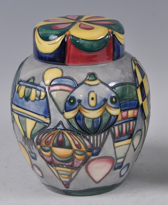 Lot 24 - A Moorcroft pottery ginger jar and cover, in...