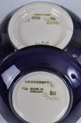 Lot 27 - A Moorcroft pottery circular footed table bowl,...
