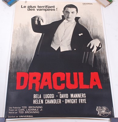 Lot 604 - Dracula, 1960's French re-release one panel...