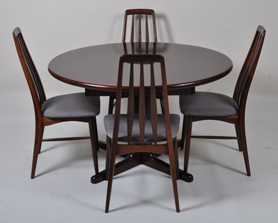 Lot 470 - A 1960s Danish rosewood dining suite by...