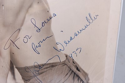 Lot 695 - Johnny Weissmuller (1904-1984), a 3/4 length...