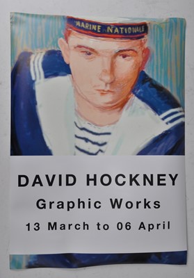 Lot 283 - David Hockney - Graphic Works, poster print,...