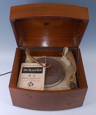 Lot 559 - A Pye The Black Box Hi-Fi Record Reproducer, w....