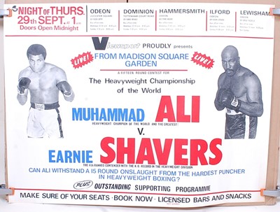 Lot 721 - Muhammad Ali v. Earnie Shavers, 1977 boxing...