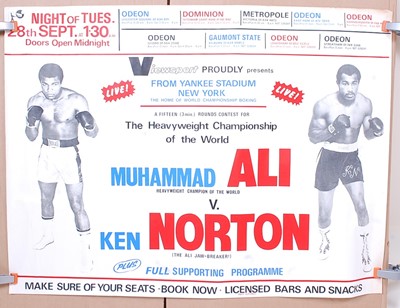 Lot 722 - Muhammad Ali v. Ken Norton, 1976 boxing match...