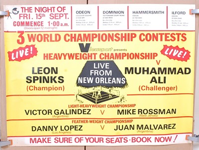 Lot 726 - Muhammad Ali v. Leon Spinks, 1978 boxing match...
