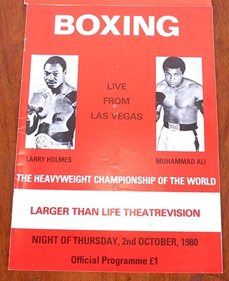 Lot 738 - Muhammad Ali - a collection of official boxing...