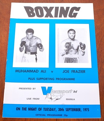 Lot 738 - Muhammad Ali - a collection of official boxing...