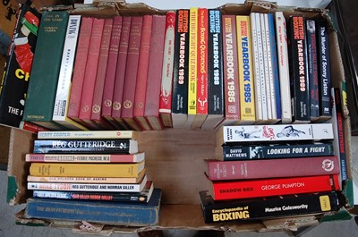 Lot 740 - Four boxes of miscellaneous boxing related...