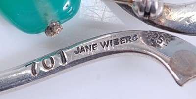 Lot 2540 - A mid-20th century white metal Jane Wiberg...
