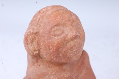 Lot 341 - A hollow cast terracotta figure, modelled as a...