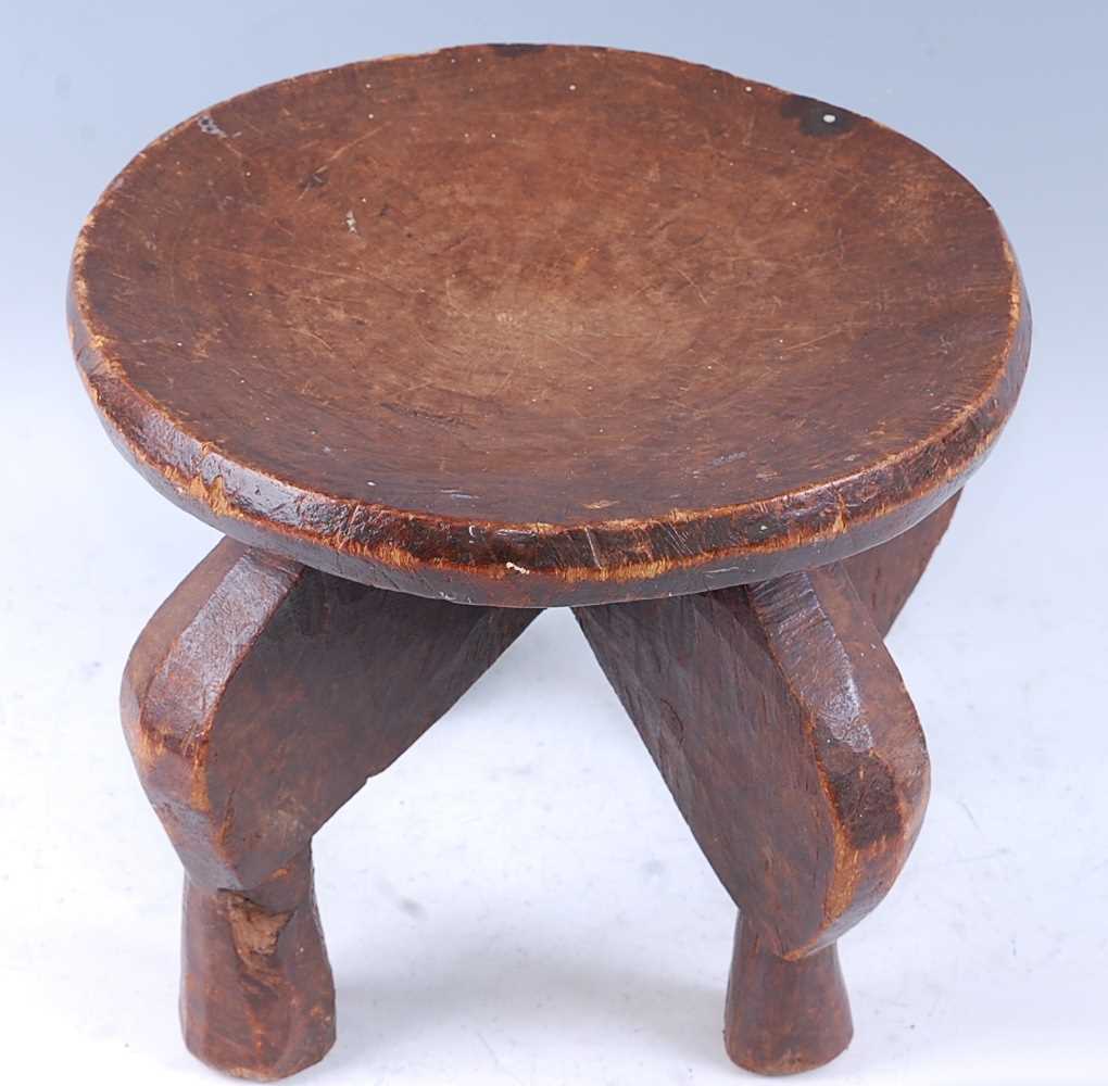 Lot 181 - An East African Elders stool, having a plain...
