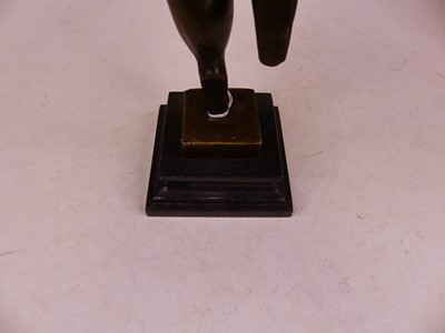 Lot 3 - A contemporary bronze alloy figure of a...