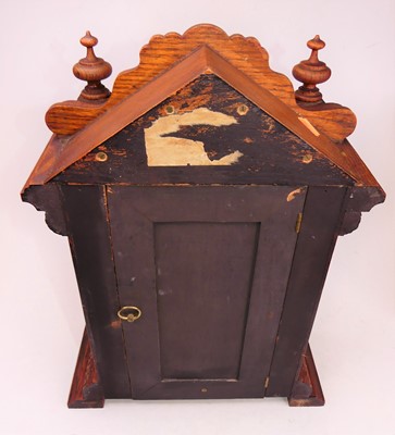 Lot 6 - An early 20th century oak cased eight-day...