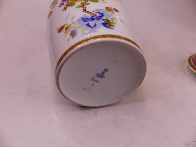 Lot 45 - A German Kaiser porcelain Kanton pattern jar...
