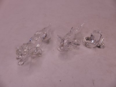 Lot 47 - A collection of nine Swarovski Crystal animal...