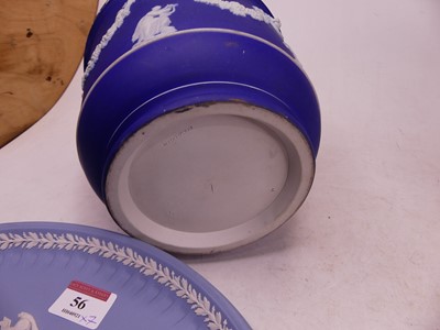 Lot 56 - A small collection of Wedgwood blue jasperware,...