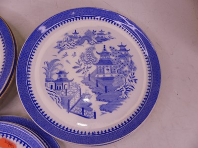 Lot 58 - A collection of Royal Worcester porcelain blue...